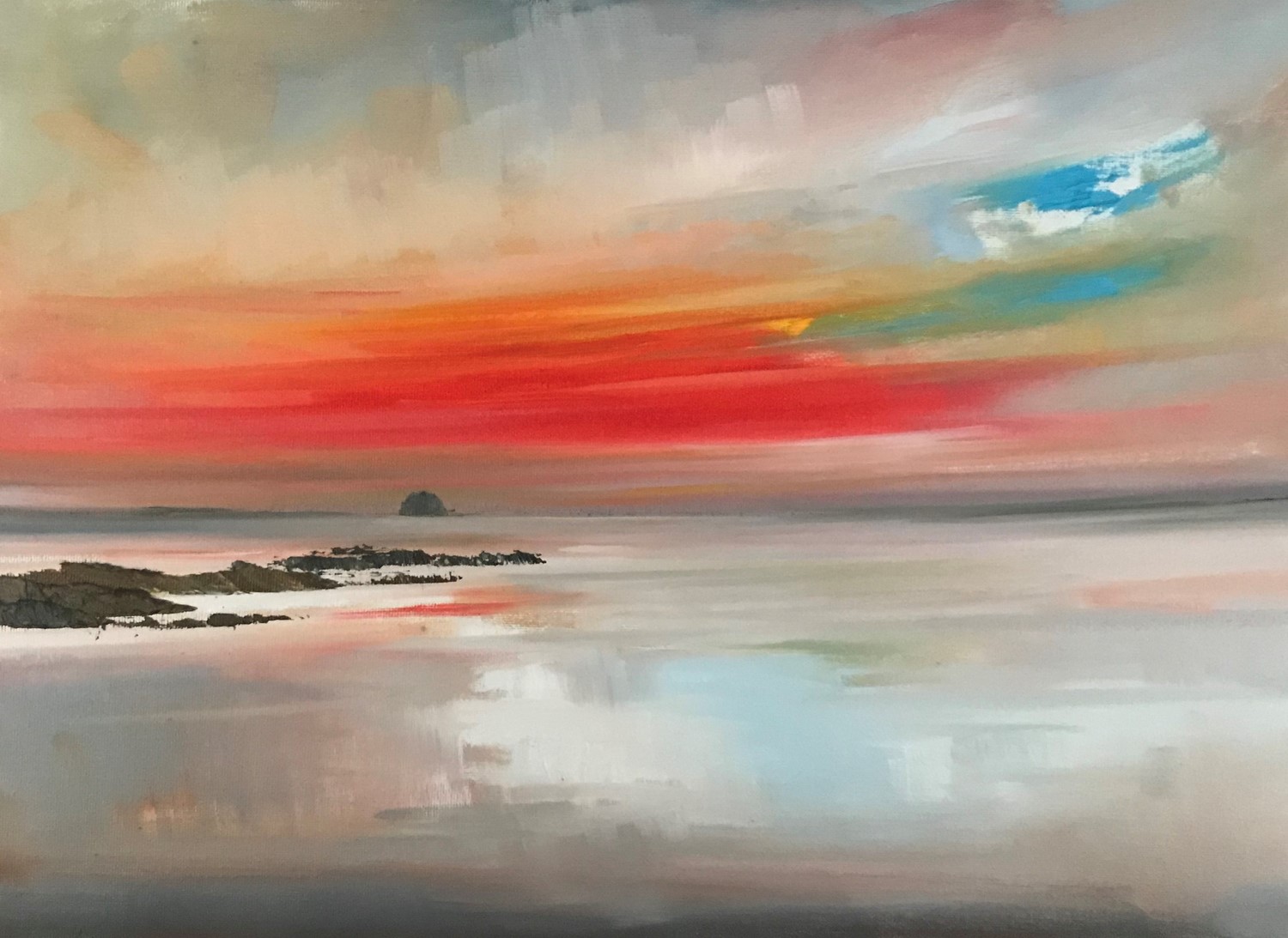 'An Ailsa Craig Sunset' by artist Rosanne Barr